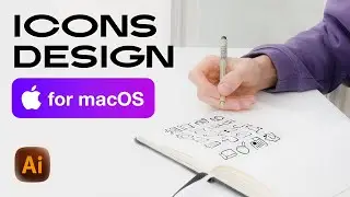 How to Design macOS Interface Icons in Illustrator from Start to Finish