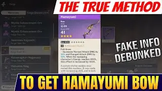 How to get 4* Bow: Hamayumi Diagram! - Inazuma Bow | Actual Footage |【Genshin Impact】