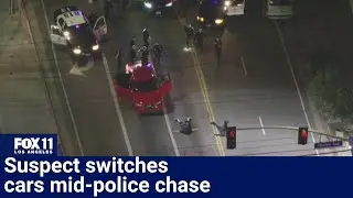 Half-hour police chase stretches across LA