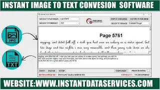 IMAGE TO TEXT CONVERTER SOFTWARE |  IMAGE TO TEXT CONVERSION SOFTWARE | IMAGE TO TEXT  |  TYPING