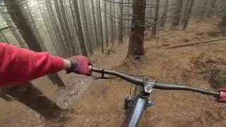 Dark side of the loam slip and slide mtb