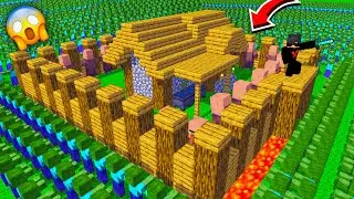 1000 Zombies Vs Best Defence Village 😱 In Minecraft!