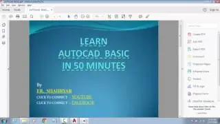 AutoCAD - Complete Tutorial for Beginners - Part 1 By Desigmopc