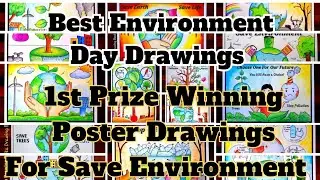 Top 10 Environment Day Drawing Ideas |World Environment Day Poster Making 2024 |Chart Project Making
