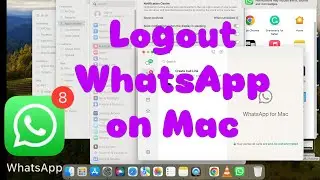 How to Logout WhatsApp From Mac | How do I Disconnect Whatsapp From My Mac.
