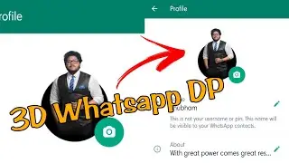 How To Make 3D Whatsapp Profile Photo In Picsart |3D Whatsapp DP || SKARTS