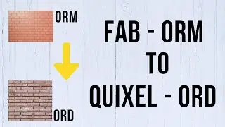 How to convert FAB ORM to Quixel ORD using the Texture Graph in Unreal Engine 5.5.