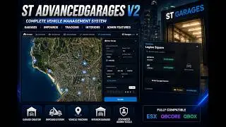 ST advancedgarages V2 - Most Advanced Garage Script for Fivem! [ESX/QB/QBOX]