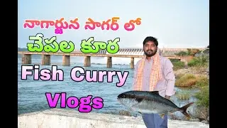 Fish Curry Food Vlogs || నాగార్జునసాగర్ లో చేపలకూర ||గణేష్ నిమర్జన#fishcurry#Nagarjunasagar#Nimarjan
