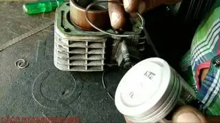 Haw to install bike piston rings