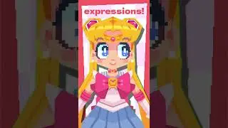 Animating SAILOR MOON!  #pixelart #shorts #animation #anime