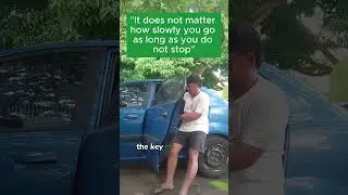 It does not matter how slowly you go as long as you do not stop. #automobile