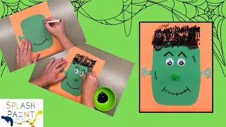 Easy Halloween Craft - Frankenstein