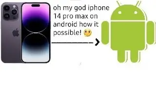 How to use iPhone 14 pro max on android 🤔?