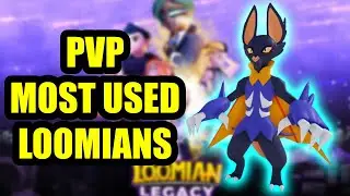 The MOST USED PvP Loomians (Loomian Legacy)