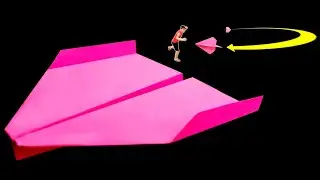 COMO FAZER UM AVIÃO DE PAPEL BUMERANGUE - ORIGAMI