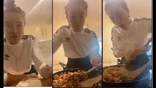 Cooking with Florence Pugh | Stuffed Peppers
