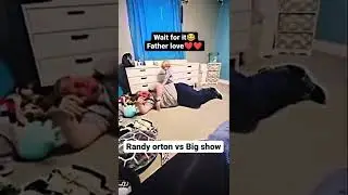 ।Funny father-son fight । True dad love to child💕। #shorts