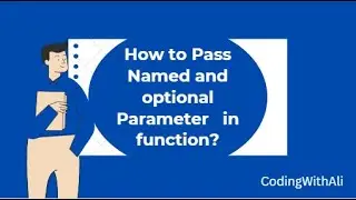 how to pass Named Parameter and Optional parameter in function in Dart in  Urdu Hindi Part16.