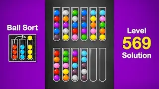 Ball Sort Puzzle Solution Level 569