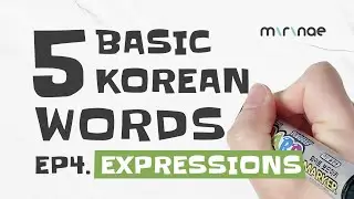 5 Basic Korean Words 🇰🇷 ( Ep4. Expressions )