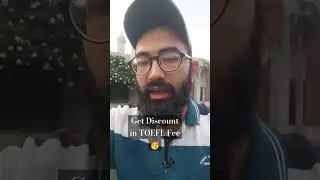 GET DISCOUNT IN TOEFL EXAM  