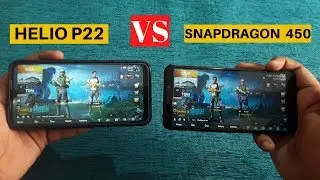 Qualcomm Snapdragon 450 VS Mediatek Helio P22 | Which is better for Pubg mobile ?