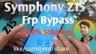 How to Bypass Frp Symphony Z15 | Symphony z15 Google account unlock remove