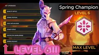 Spring Champion aka Sakura - Level 6!!! | Best Heralds Set? | Shadow Fight 3