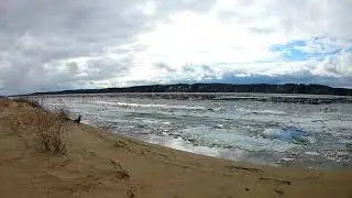 Весенний ледоход на р.Печора.