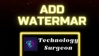 How to add water mark in photo and video