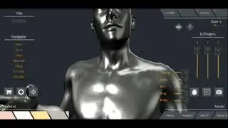 El Pose 3D. Easy Way To Change Material, Gender, Age and Armoury Menu inside El Pose 3D.