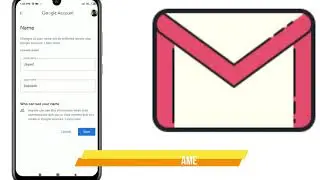 How to change Gmail user name on Mobile | gmail id User name change
