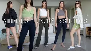 Luxury Minimalist Wardrobe Essentials for Summer