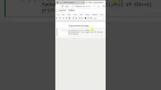 Finding the factors of a number using Python | 