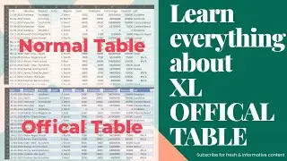 Learn everything about XL Official Table in 20 Minutes | XL Studio | XL Official Table