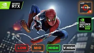 RTX 2060 SUPER | Marvel’s Spider-Man Remastered - 1080p + DLSS & RT