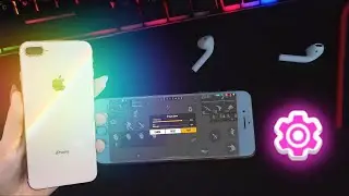 IPhone 8 Plus  ⚡️Settings ⚙️ MACRO + DPI + SENSI + HUD 🇧🇷 Free Fire 🔥
