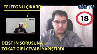 Deist Öyle bir Soru Sordu ki HOCA TELEFONU ÇIKARDI (GİG TV)