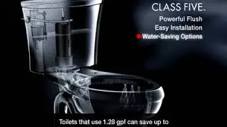 Strong Flushing, Water Saving Toilets - The Class Five Flushing System