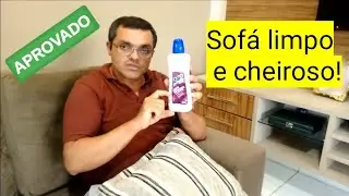 Como Lavar o Sofá a Seco  FAÇA VOCÊ MESMO!