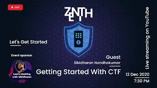 ZENITH - Getting Started with CTF | Solving Challenges Live | Programming For Fun