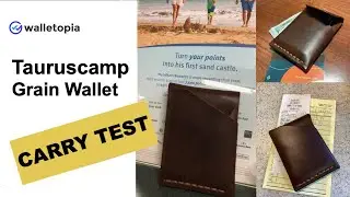 Tauruscamp Grain Wallet carry experience doesn't disappoint!
