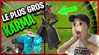 *FACECAM*JE RÉAGIS AUX  PLUS GROS KARMA DE FORTNITE !!!