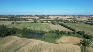 Bike ride to Fleurance for coffee, beautiful part of France this is.