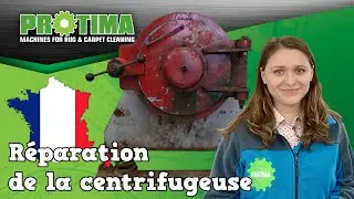Réparation d'une centrifugeuse turque| Machines à laver les tapis de PROTIMA
