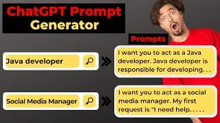 ChatGPT  Prompt Generating Tool🤩💻  | ChatGPT Prompt Guide🙌 | ChatGPT Prompt Engineering 