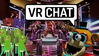 Glamrock Freddy Causes Chaos in VR-Chat (VR-Chat Voice Trolling)