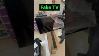 Fake LED TV delivered by Flipkart delivery boy 🚚 unboxing of led tv