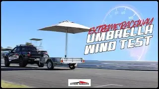 Extreme Raceway Umbrella Wind Test | Extreme Marquees